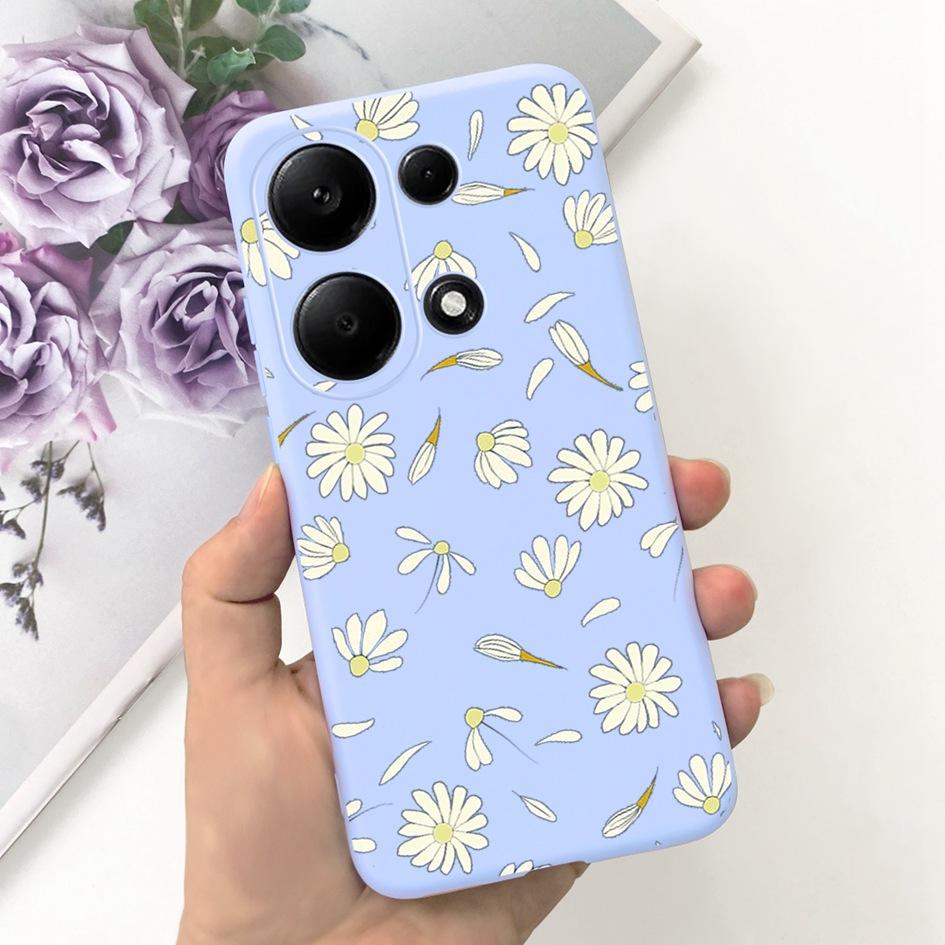 For Xiaomi Redmi Note 13 Pro 4G 2024 Case Cute Love Heart Cactus Soft Matte TPU Cover For Xiaomi Poco M6 Pro 4G Note13 Pro Coque