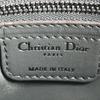 Dior Logo Cannage Quilted Crossbody Pochette Flap Shoulder Bag Gray Based