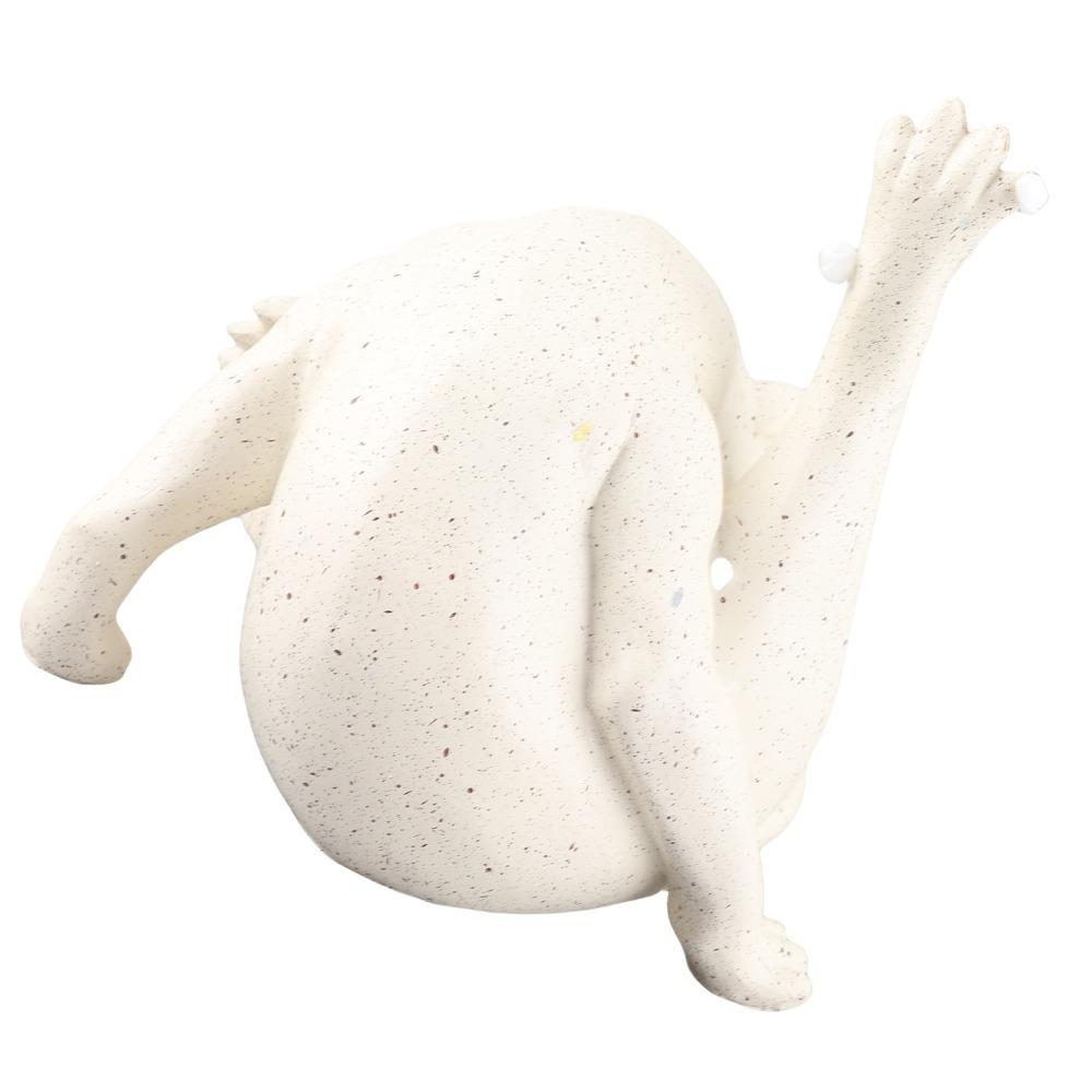 Resin Funny Cat Statue 4.92x3.94 in Resin Cat Sculpture Whimsical Kitty Ornament For Cat Lovers