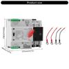Double Power Automatic Transfer Switches 2P 100A Changeover Switches Din Rail Mounted Controller Easy To Install