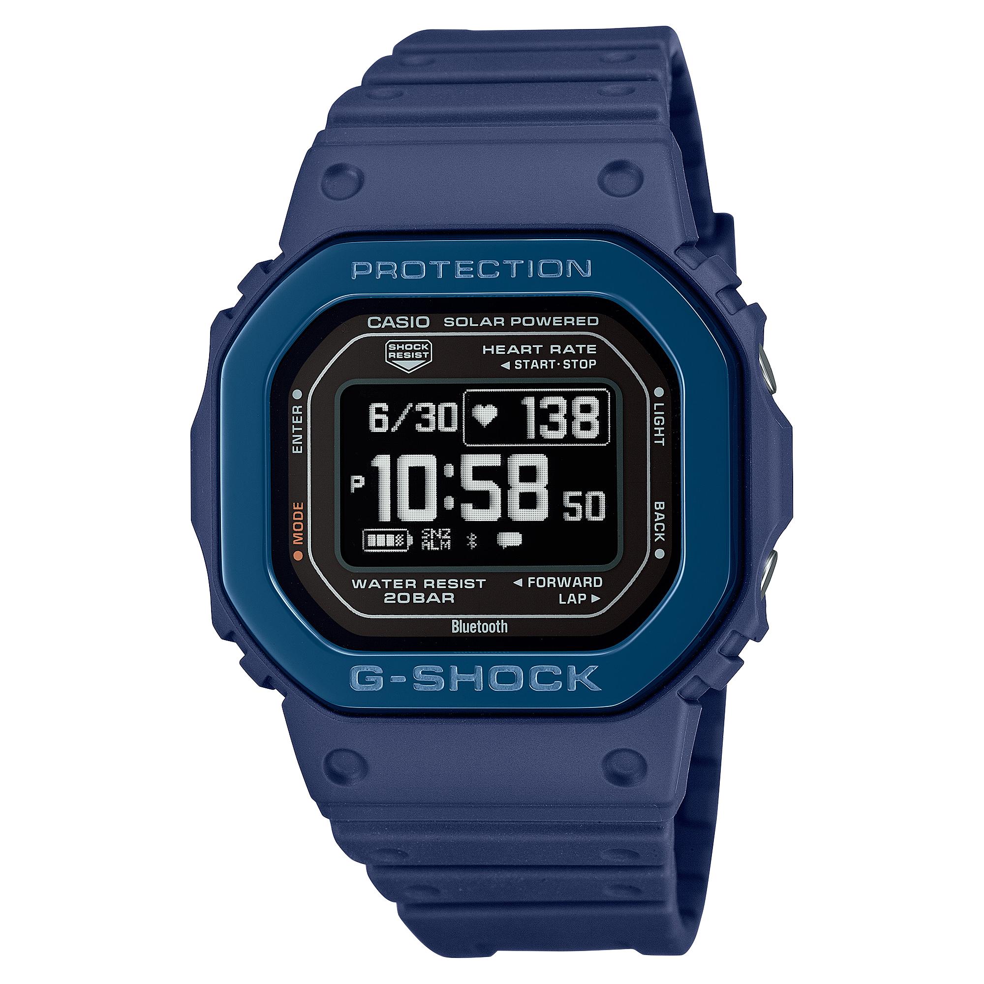

Casio Men s Stainless Steel 200M Water Resistant Digital Shock Resistant Quartz Watch DW-H5600MB-2 синий
