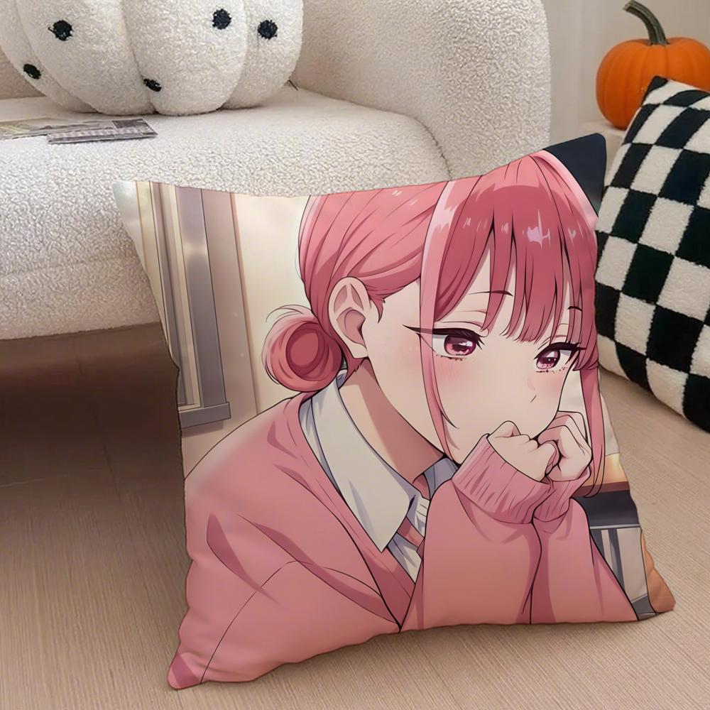 Heartwarming Sports Japanese Anime BBlue Box Cushion Cover Throw Pillow Cover Hidden Button Durable Polyester Chair Cushion