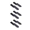 6 PCS Fence Post Repair Kit H Shaped Cold Rolled Steel Wooden Fence Post Repair for Repairing