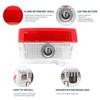 CDS1 2025 Hot New LED Car Door Lights Logo HD Laser Decor Project Ghost Lamp For Mercedes Benz W176 W205 W166 W246 W212 A B C M ML GL