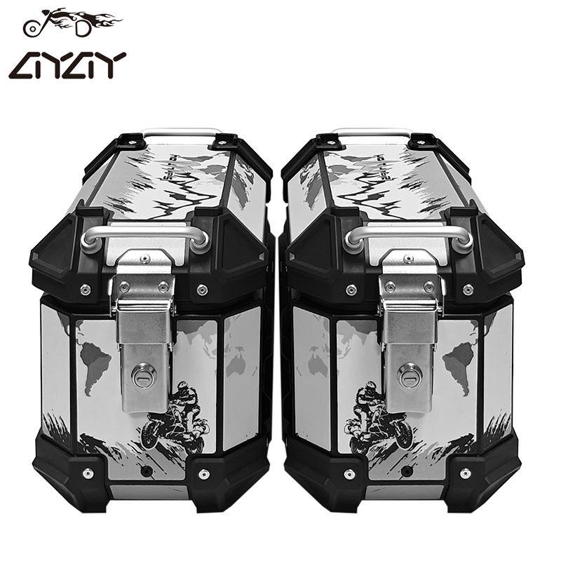 18L Top Case & 38L Side Case Universal Aluminum for Motorcycles & Electric Vehicles