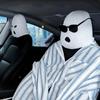 Special Funny Seat Cover 3 Hole Full Face Balaclava Mask Ski Motor Mask Motorbike Winter Cap Helmet Bicycle Full Mask for Tesla