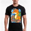 Adonis Foxdragon Tshirt Summer Casual Cotton Tee Oversized Streetwear Tops Vintage Graphic Print Loose Fit Short Sleeve