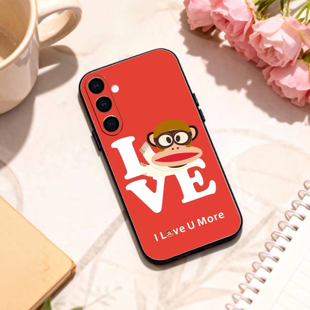 C-Cool P-Paul F-Frank Phone Case For Samsung Galaxy A73,A72,A71,A70,A53,A52,A51,Others Soft Black Shell