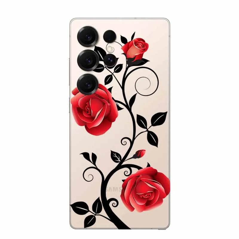 Clear Case For Samsung S25 Ultra 5G Case Clear Back Cover Animal Painting Soft Bumper For Galaxy S25Ultra Transparent Soft Funda
