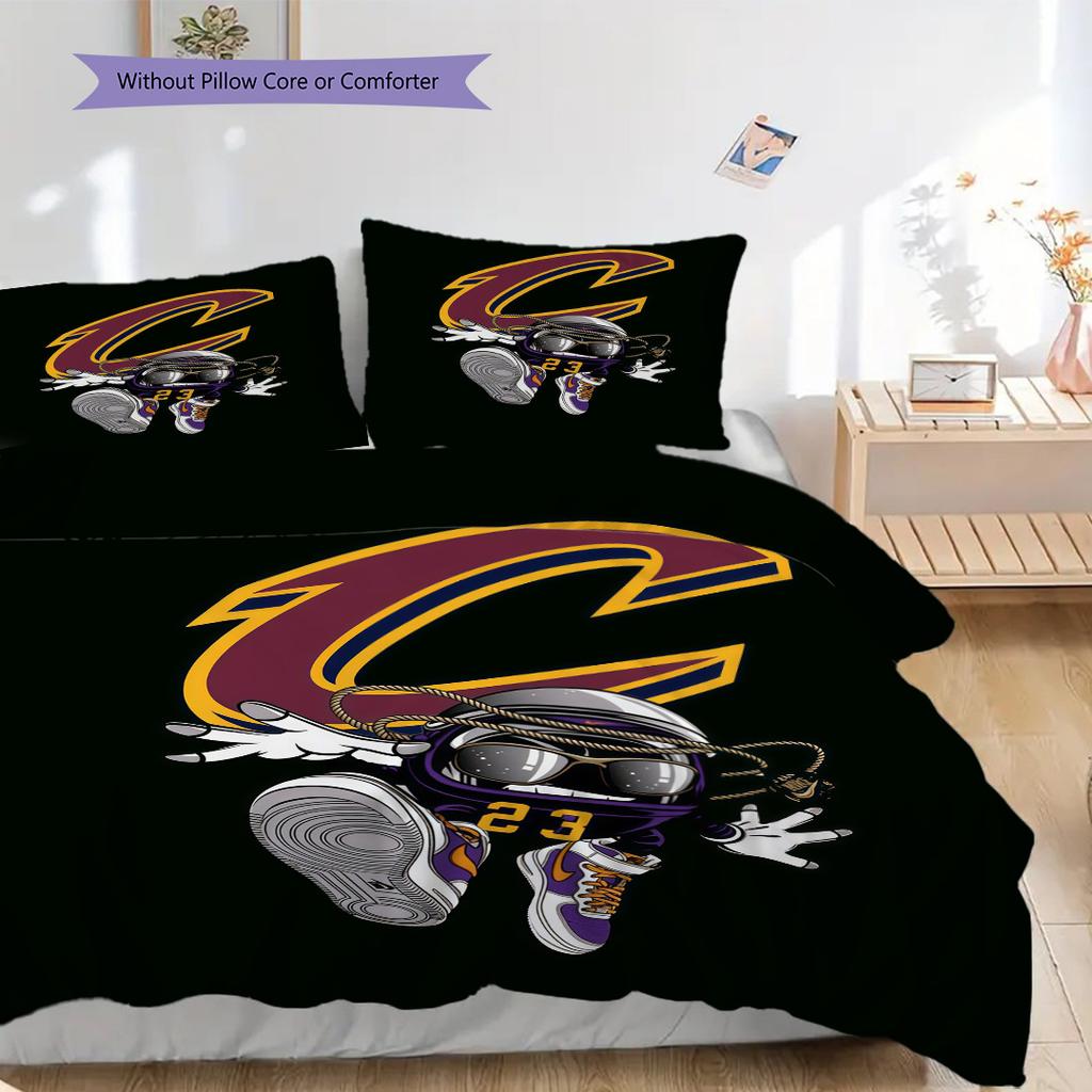Cleveland Spirit Bedding(1 * duvet cover + 2 * pillowcase, without core) Bedding set Christmas birthday gift Duvet cover and pillowcase
