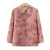 Elderly Women's Floral Casual Cardigan Jacket