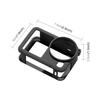 For DJI Osmo Action 6 Camera Silicone Protective Case Soft Cover with Anti-loss Wrist Strap & Lens Cap