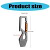 Multifunction Waist Quick Hanging Keychain Buckle Key Hook Snap Clip Titaniums Alloy Keychain Key Buckle Carabiner Clip