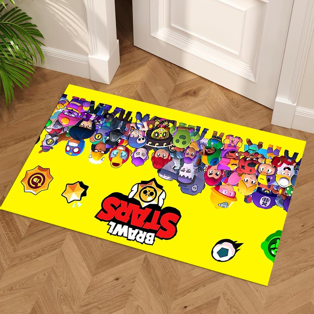 Brawl Stars Area Rug Perfect for Dormitory Entryway Decorate Room Bedrooms Anti-slip Rug Office Home Decor