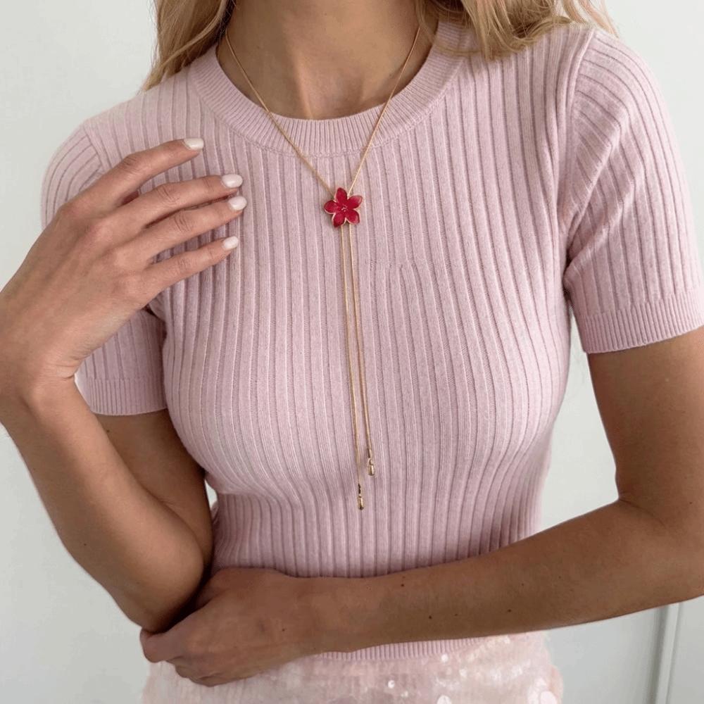 Long Pulling Necklace Choker Sweater Chain Fashion Clavicle Chain  Charm