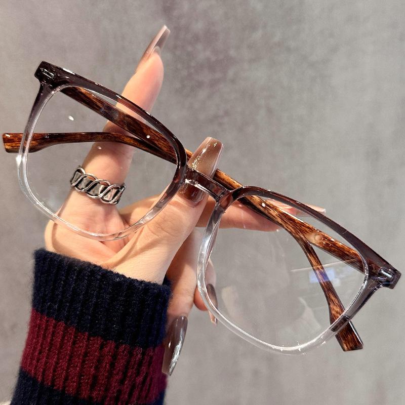 Transparent Computer Glasses Frame Women Men Anti Blue Light Square Eyewear Blocking Glasses Optical Spectacle Eyeglass