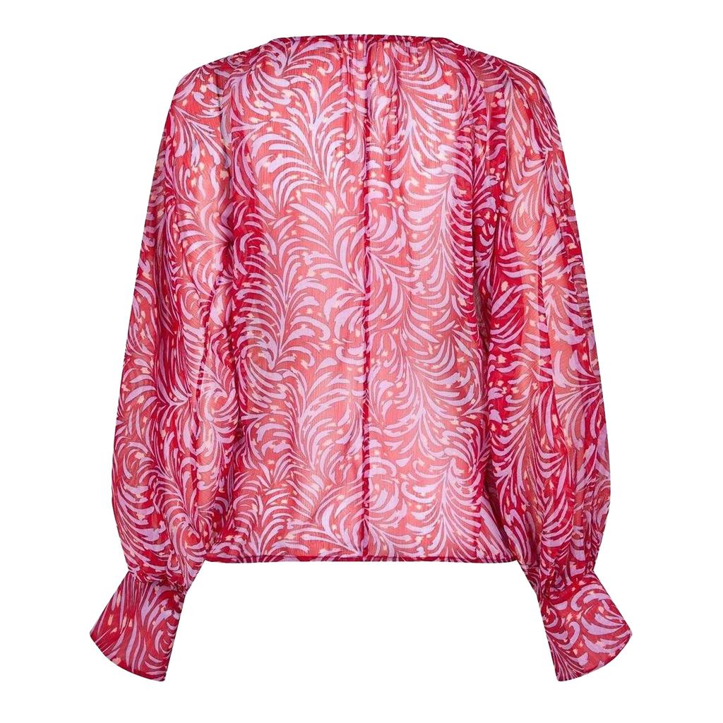 French Connection Womens/Ladies Amy Abstract Balloon Sleeve Blouse