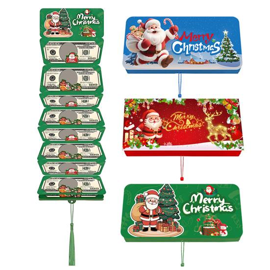 Christmas Surprise Money Holder with Envelopes Cash Gift Card Holder with