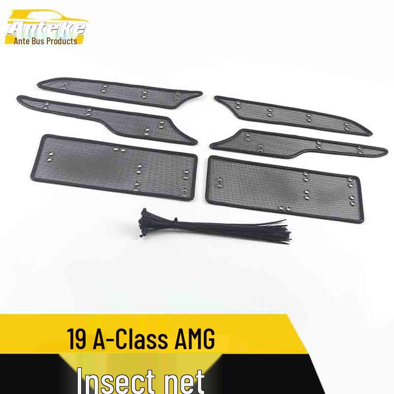 19 A-Class AMG Insect Screen: Diamond Mesh Radiator Protection Panel Sticker