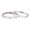 Sun & Moon Pure Silver Couple Rings - Openable Design for Men & Women, Valentine's Day Gift