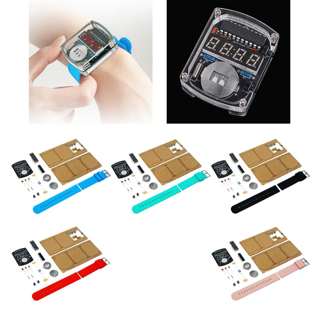 DIY Electronic Watch Kit Gift Electronic Learning Kit for School Educational