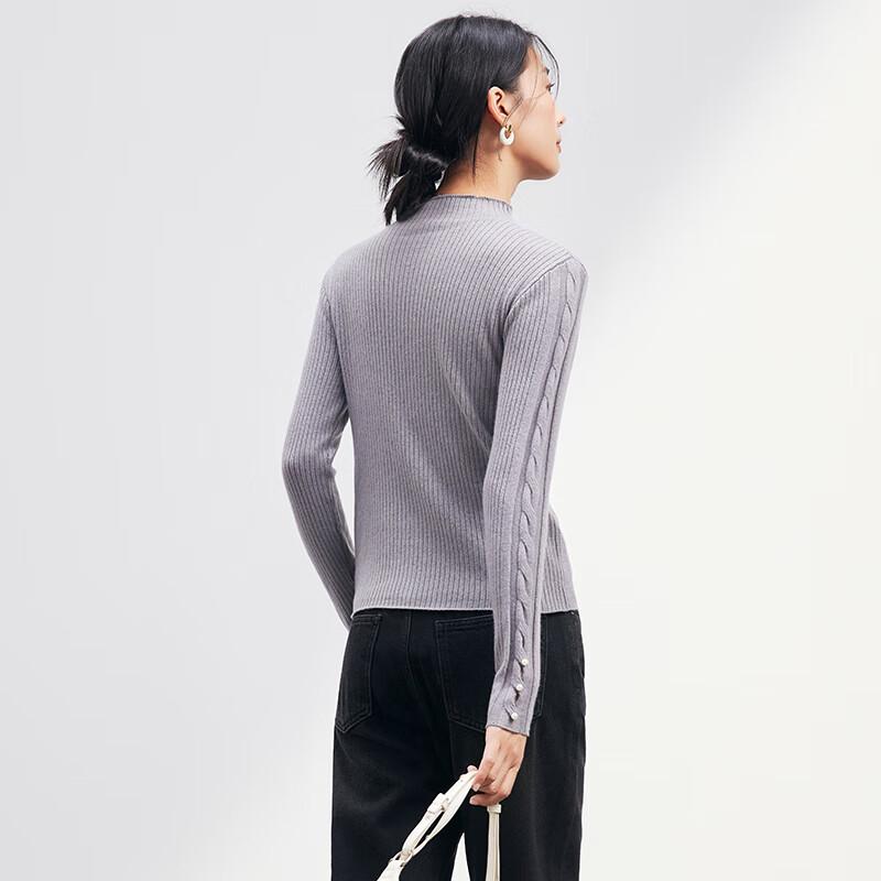 JOY SPEAKER Women's Slim-Fit Half-Turtleneck Knit Top