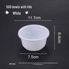Disposable Plastic Round Takeaway Food Containers