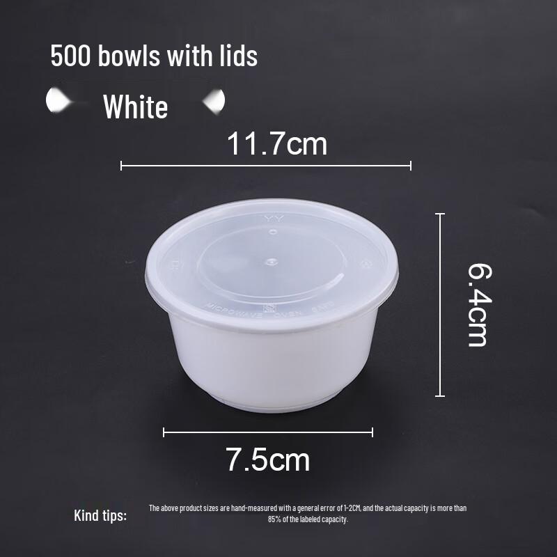Disposable Plastic Round Takeaway Food Containers