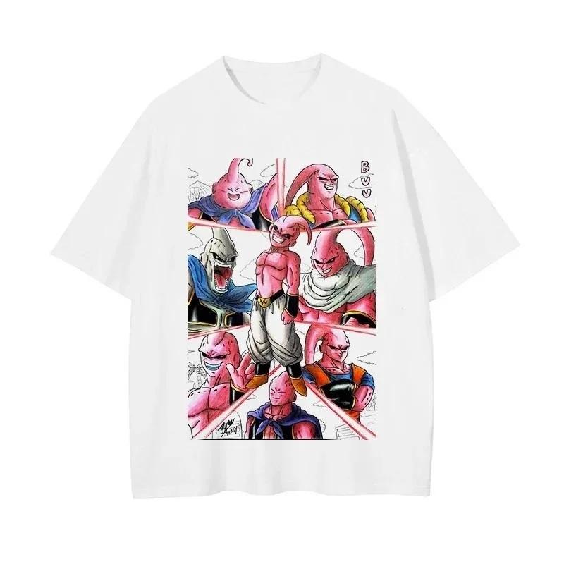 New Summer Dragon Ball 40th Anniversary Son Goku 100Cotton Anime Printed Kids Tshirt Extra Size Casual Streetwear Unisex Y2k