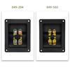 Professional Speaker Box Rear Back Panel Wiring Terminal Plugs Square Boxes With Banana Jack Subwoofer Speaker Terminal
