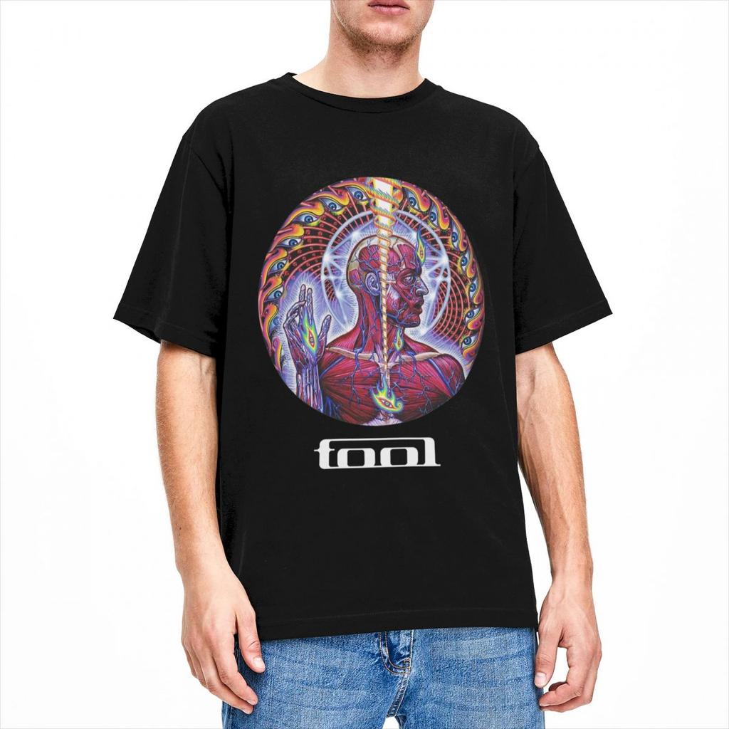 Rock Lateralus Tool Band T Shirts Cool Vintage Streetwear Cotton Short Sleeve Funny Men Women Amusing Harajuku Daily Unisex Tops