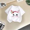 Girls Short Sleeve T-shirt Summer New Children's Top Loose Fashion Short Sleeves Clothes  Kids Clothes