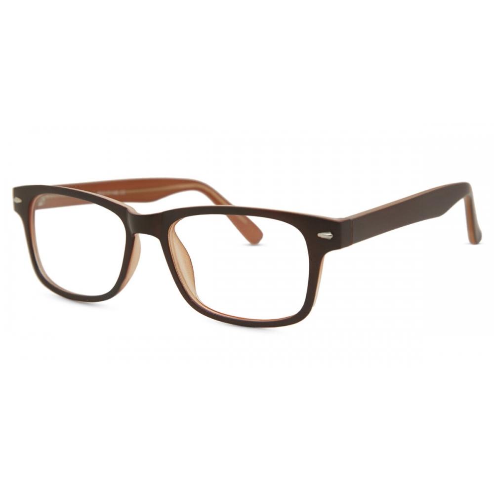 Full Rim Rectangle Brown Smartbuy Collection Quinn  Cp156b Fashion Unisex Eyeglasses