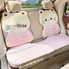 Cartoon Cat Plush Car Seat Cushion – Warm Winter/Autumn Rear Cover