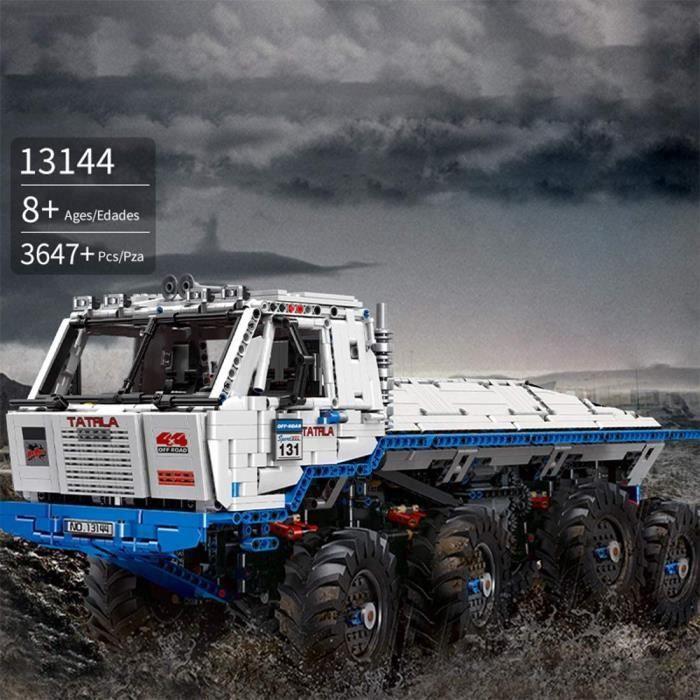 VEICOLO DA COSTRUIRE MACCHINA TERRESTRE DA COSTRUIREqueek Technic Blocco da Costruzione Macchina, 1:8 Camion per Tatra T813 8x8 P303