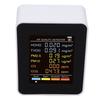 6 In 1 Air Quality Monitor, 2.8  Color Screen Indoor PM2.5 PM10 HCHO TVOC CO CO2 Detector, Multifunctional Air