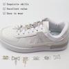 luxury Rhinestone AF1 Shoe Charms Colorful Diamond Sneaker Charms Girl Shoe decoration DIY Shoelaces Buckles shoes accesories