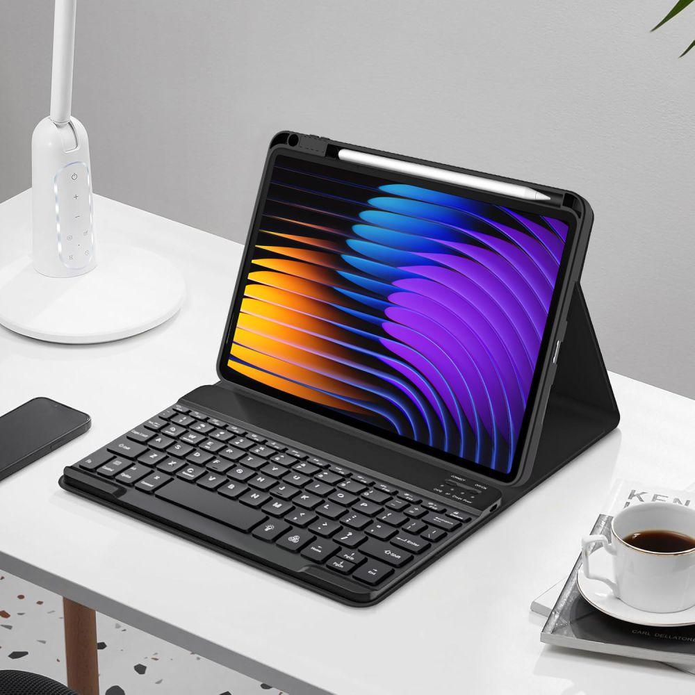 Tech-Protect Sc Pen + Klávesnice Xiaomi Pad 7 / 7 Pro Černá
