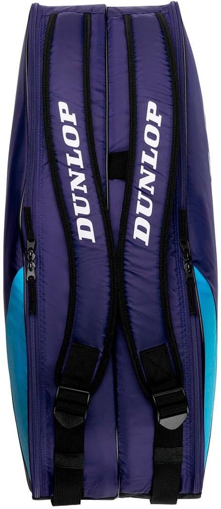 Dunlop (DUNLOP) Tennis Racket Bag Backpack, CLUB SERIES, Holds 2 Rackets, Violet x Neon Blue, DTC2631