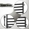 Smart Heated Towel Rack Heater Warming for Bathroom Shower Tub S white