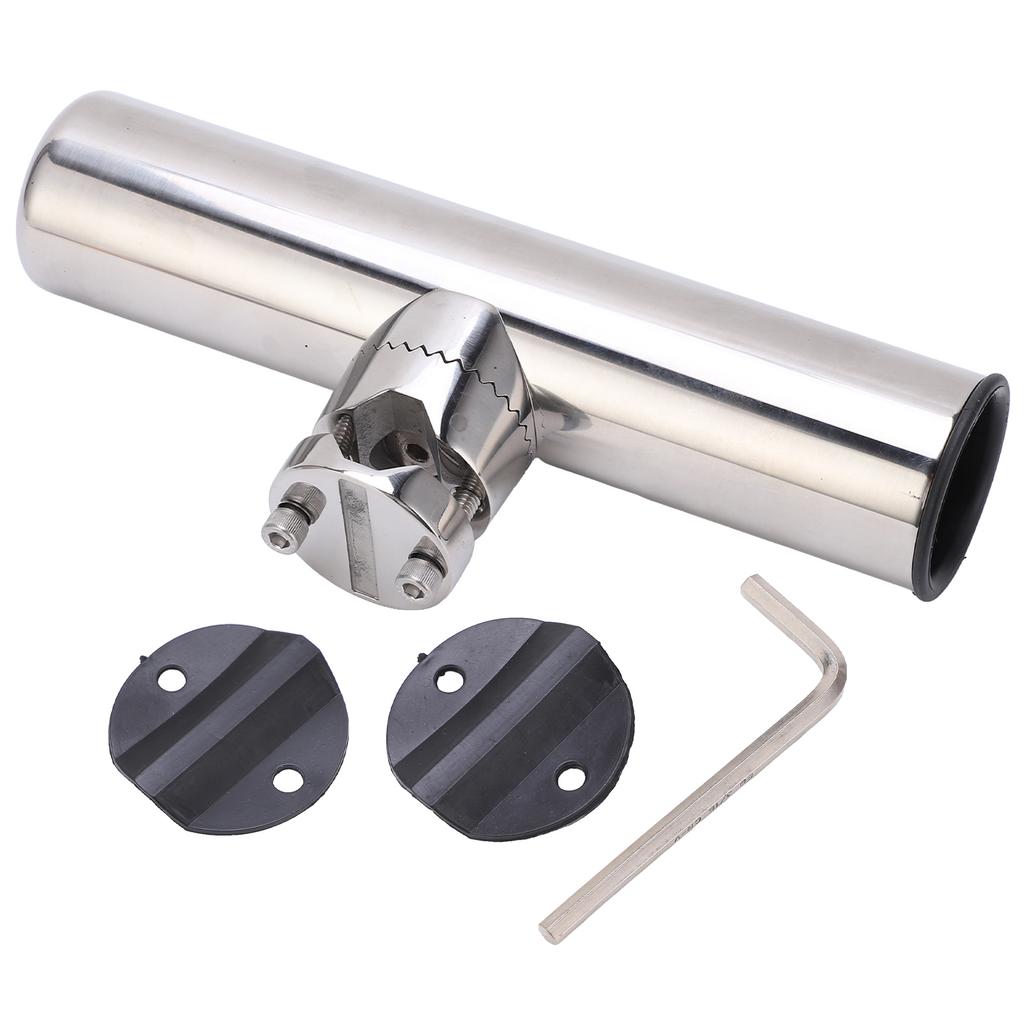 Držák prutů na rybářský člun pro montáž na reling, držák na tyče pro jachtu, svorka z nerezové oceli 316 pro kajak, loď