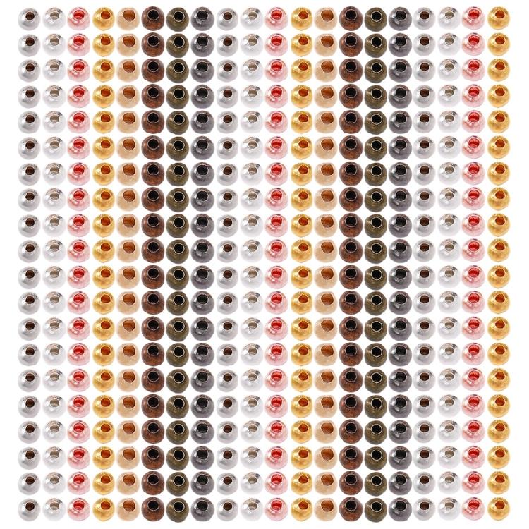

Jewelry Making Supplies DIY Bracelets Beads Brass Material Charm Loose Beads