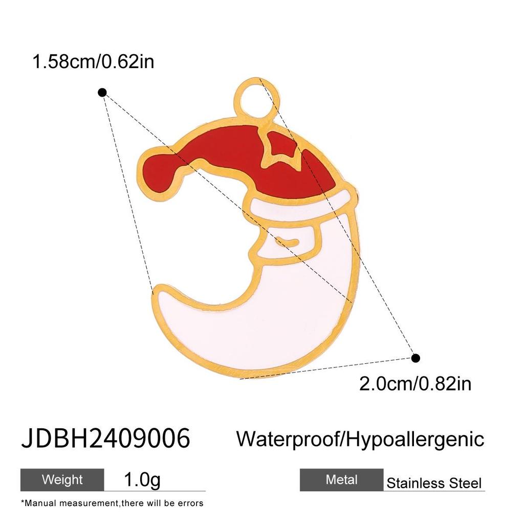 Jieding Stainless Steel Christmas & New Year Bracelet: High-End European & American Party Bangle