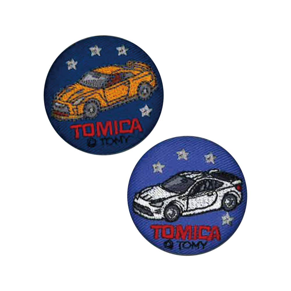 Minoda Embroidered Button Tomica Sports Car Set T04B1289