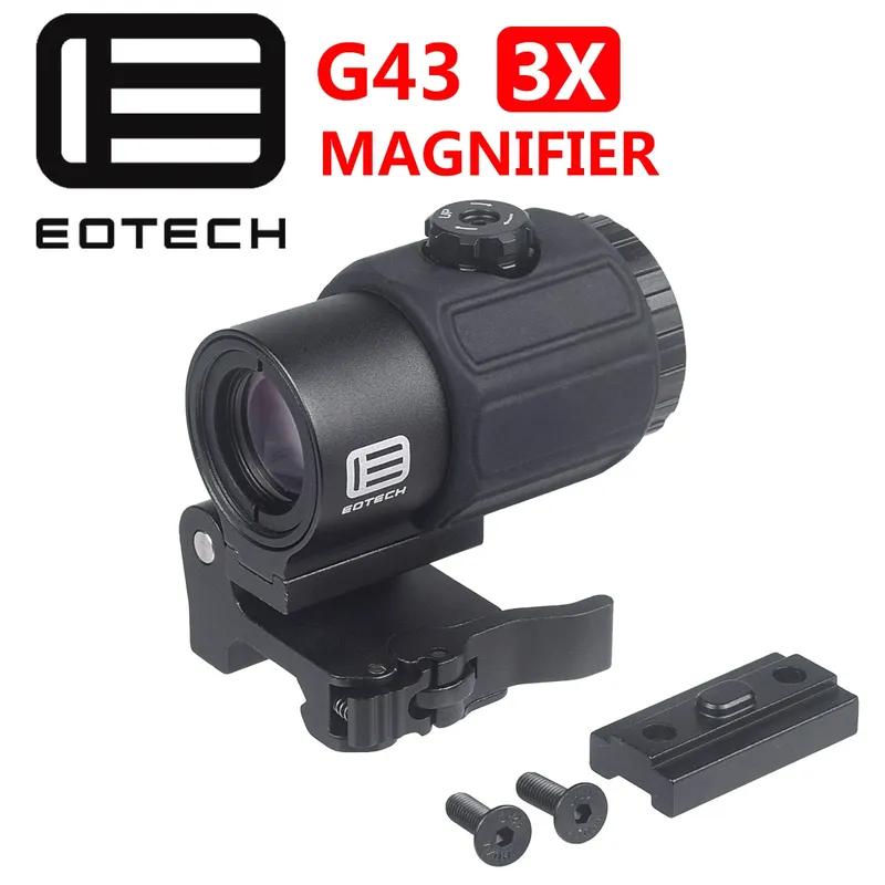 EOTECH 558 Mirino Olografico a Punto Rosso Collimatore con Supporto Rialzato Tattico UNITY Fast FTC 2.26 per Mirino Magnifier G43/G33 3X G45 5X