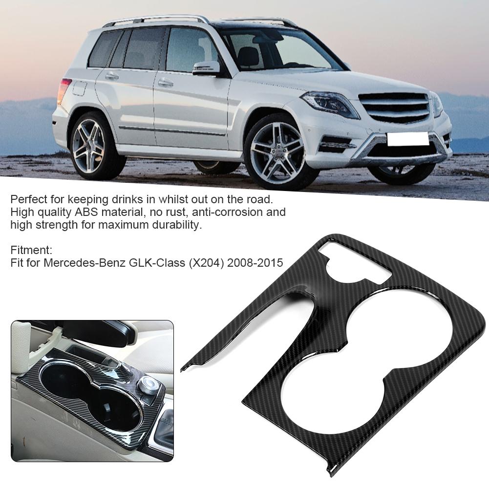 Console Water Cup Holder Frame Cover Trim Fit for Mercedes Benz GLK Class (X204) 2008 2015