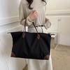 Bolsa de Ombro de Nylon de Grande Capacidade Impermeável Simples Bolsa de Axila Bolsa Tote Oxford Streetwear