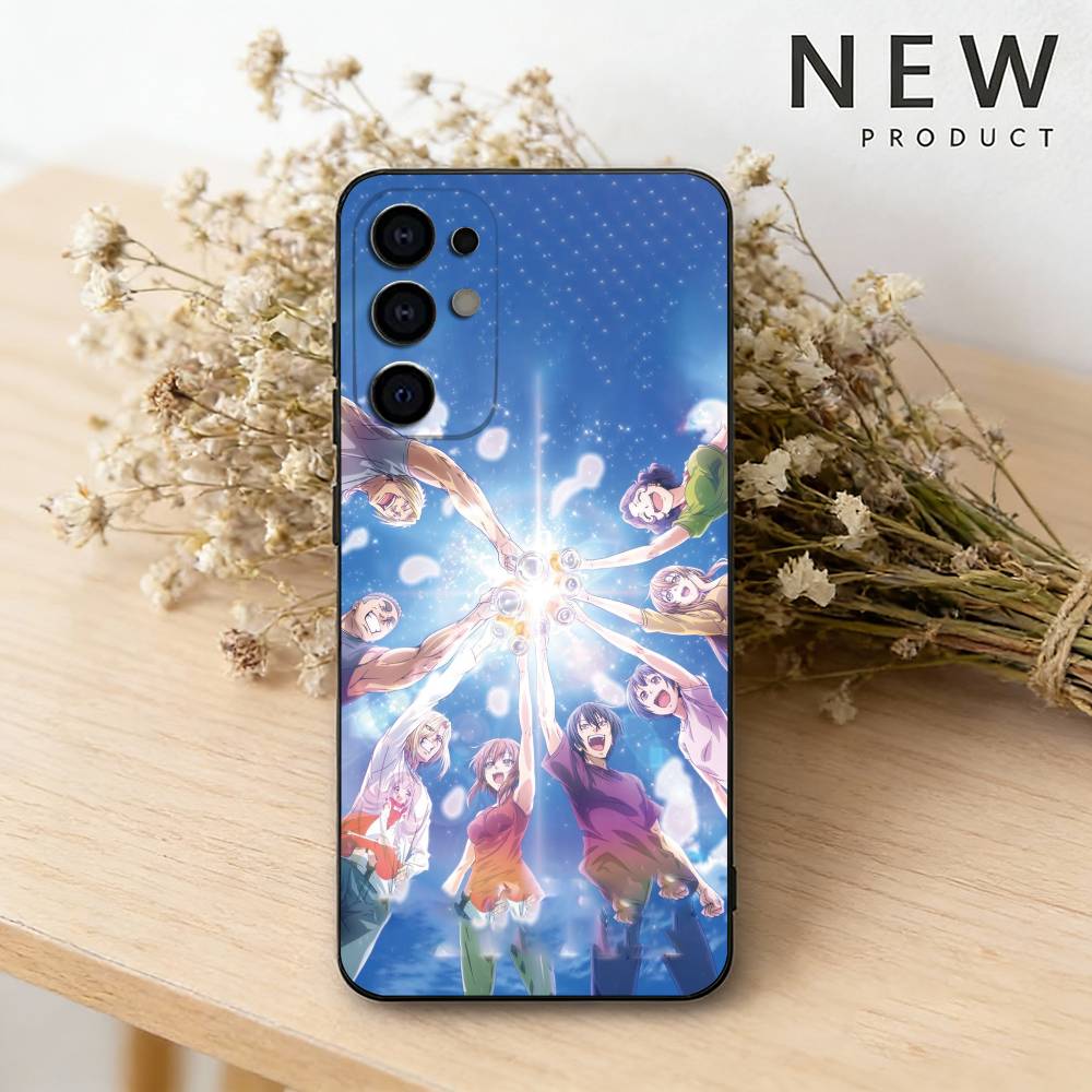 

Anime Grand B-Blue Dreaming Phone Case For Samsung S26,25,24,23,22,30,21,10,9,Ultra,Plus,Lite Black Soft Case Samsung S24fe