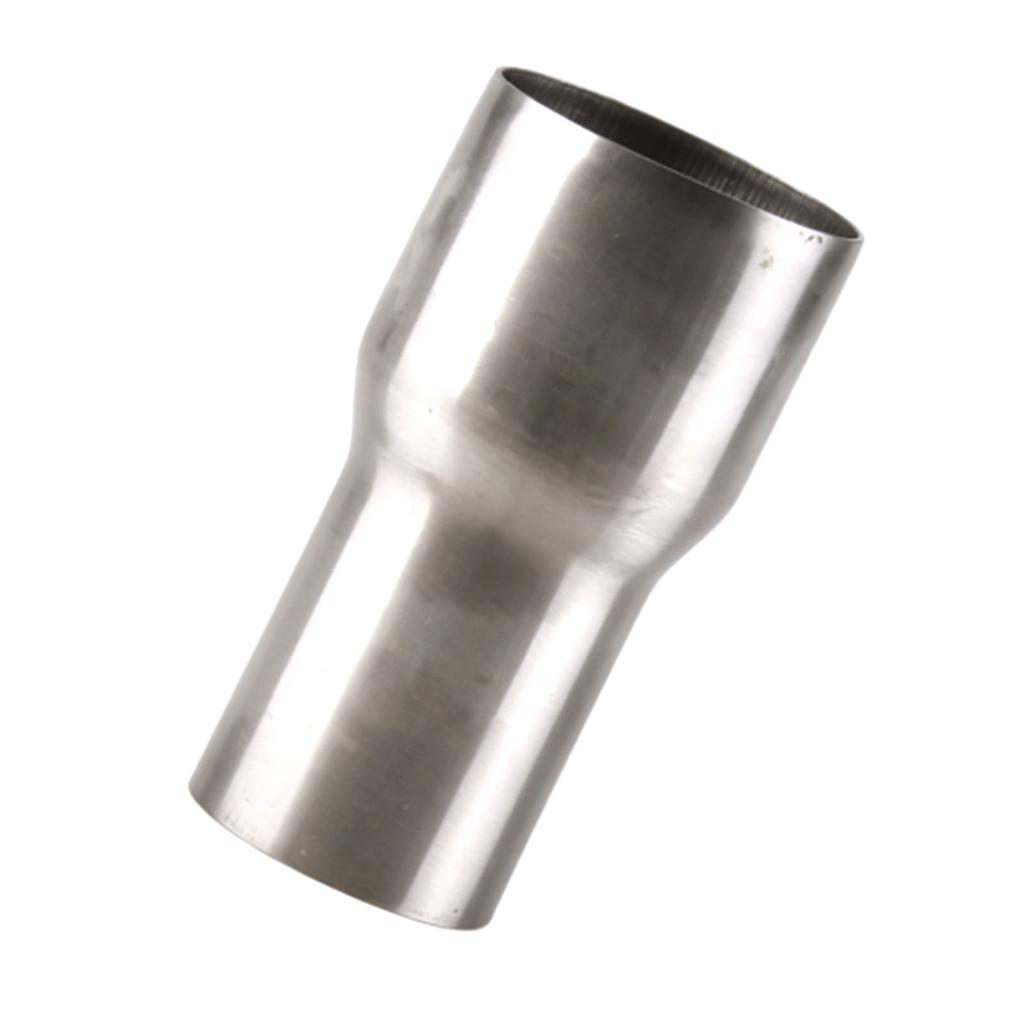 Exhaust Adapter Coupler 51mm 201 Stainless Steel Exhaust Pipe Reducer Connector for Vehicles 51mm To 63mm