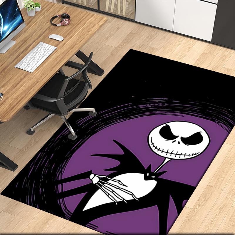 The Nightmare Before Christmas Printed Carpet, for Office Chair Living Room Bedroom Kitchen Room Decor Gifts.